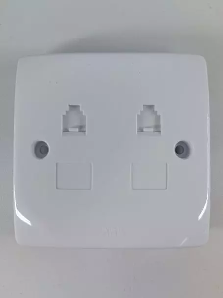 ABB RJ11 Twin Telephone Outlet - CTL226