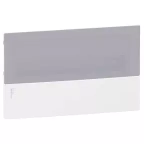 Schneider mini Pragma - 1 x 18 modules - smoked door - recessed enclosure - MIP22118S