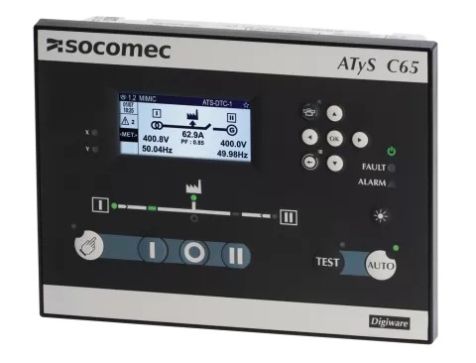 Socomec ATS controller - ATyS C65