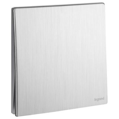Legrand Mallia Senses 1G 1W 16AX switch, Brushed Alu - 281000BA