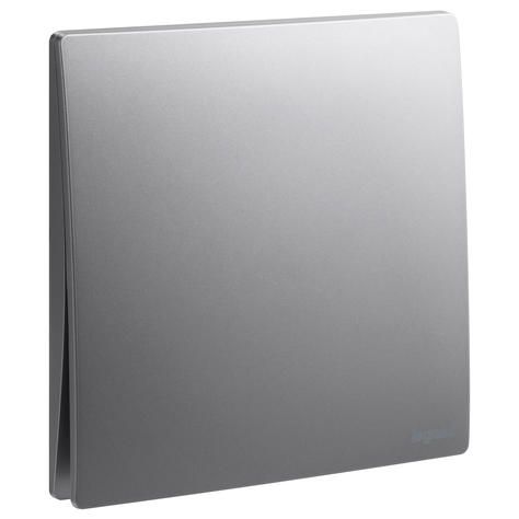Legrand Mallia Senses 1G 1W 16AX switch, Dark Silver - 281000DS