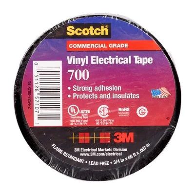 3M ScotchÂ® Vinyl Electrical Tape 700, 19 mm x 20 m