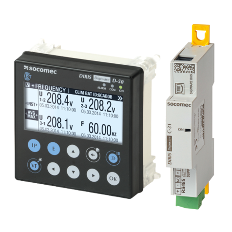 Socomec Digiware D-50 Display Ethernet - 48290204