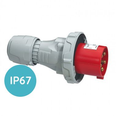 Legrand P17 Straight Plugs  63A 3P+N+E 380/415V Ip67 - 555529
