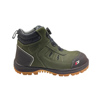 Cheetah safety shoes - ADV - JUBATUS - Ankle boots with Quick-Laceâ„¢  - Forest