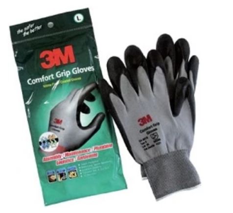 3M COMFORT GRIP GLOVE-M 100EA/CTN