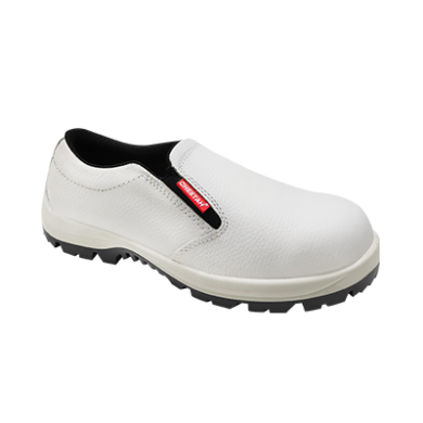 Cheetah safety shoes - Rebound - Low cut slip on shoes - White