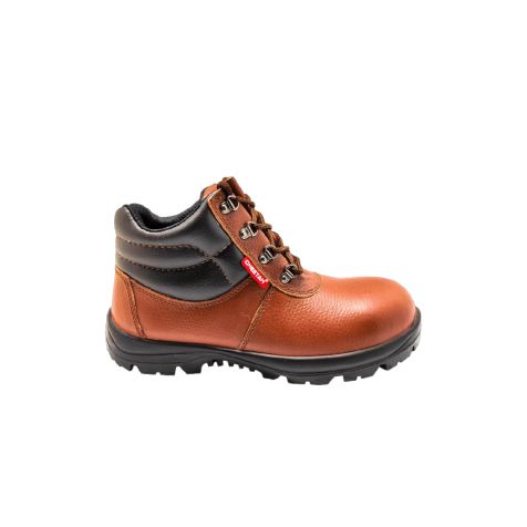 Cheetah safety shoes - Rebound - Mid cut lace up boots - Brown