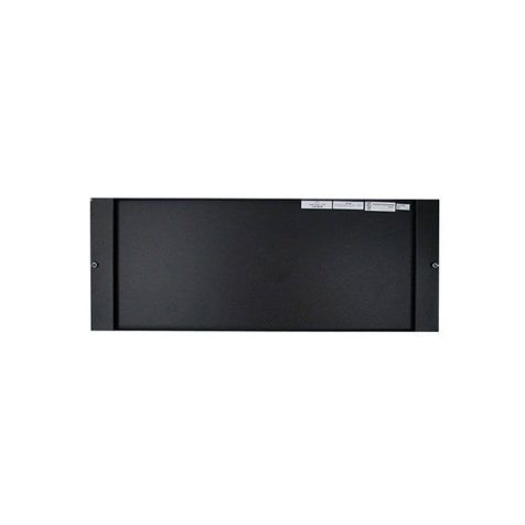 Notifier Dress Panel Blank, Covers Unused Cabinet Row(s), Black - DP-1B