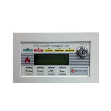 Notifier 80-Character LCD Fire Annunciator - FDU-80