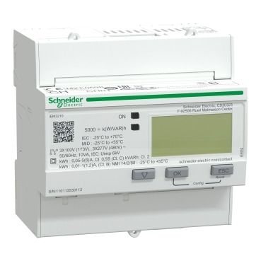 Schneider iEM3210 energy meter - CT - 1 pulse O - MID - A9MEM3210