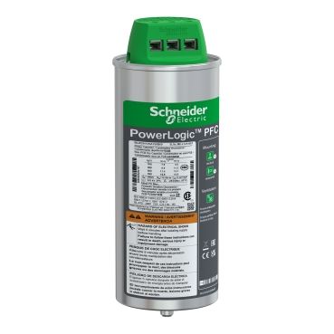 Schneider VarPlus Can HDuty Capacitor - 25/30 kvar - 400 V - 50/60Hz - BLRCH250A300B40