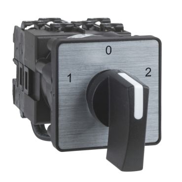 Schneider cam changeover switch - 3-pole - 45 C - 12 A - screw mounting - K1F003ULH
