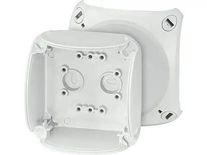 Hensel Cable Junction Box 93x93x62 without terminal 1.5-2.5 sq.mm GREY WITHOUT KG - KF 0200 H