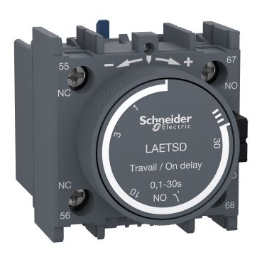 Schneider EasyPact TVS - time delay - on delay - 1NO+1NC - LAETSD
