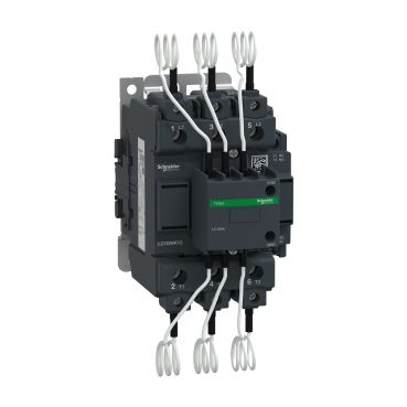 Schneider TeSys Kontaktor Kapasitor, LC1-DK, 60 kVAr, coil AC, 220V - LC1DWK12M7