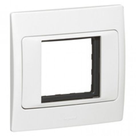 Legrand Mallia - Mosaic/Arteor adaptor - white - with frame