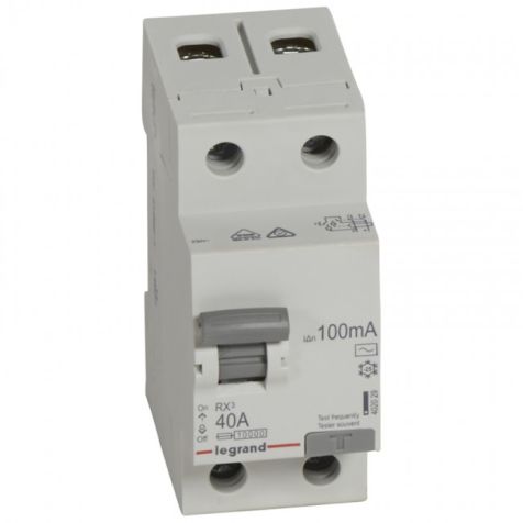 Legrand RCD RX3 2P 40A AC 100mA - 402029