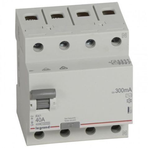 Legrand RCD RX3 4P 40A AC 300mA - 402071