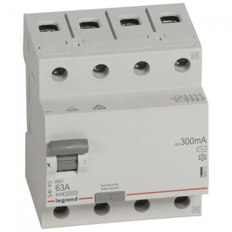 Legrand RCD RX3 4P 63A AC 300mA - 402072