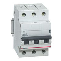 Legrand MCB RX3 PIN 4500A 3 MOD C16 3P