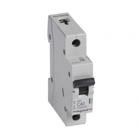 Legrand RX3 MCB 1P C40 4500A - 419668