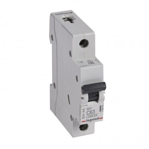 Legrand RX3 MCB 1P C63 4500A - 419670