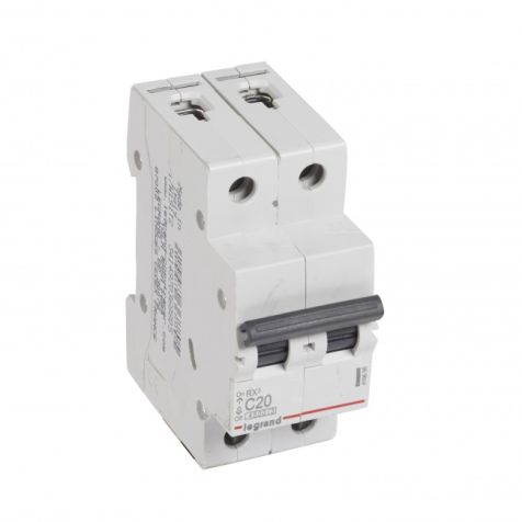 Legrand RX3 MCB 2P C20 4500A - 419698