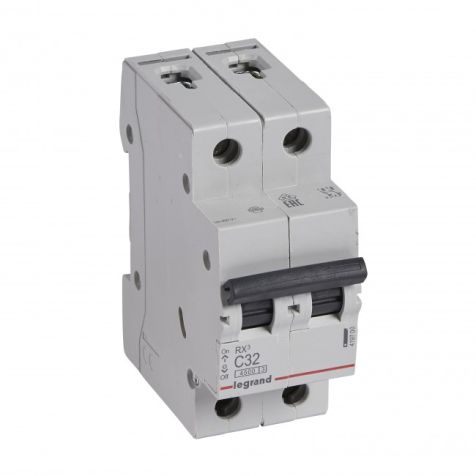 Legrand RX3 MCB 2P C32 4500A - 419700