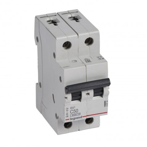 Legrand RX3 MCB 2P C50 4500A - 419702