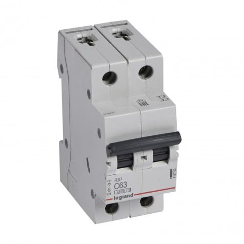 Legrand RX3 MCB 2P C63 4500A - 419703
