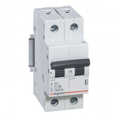 Legrand RX3 MCB 2P C16 6000A - 419873