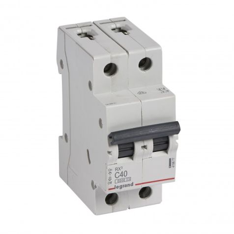 Legrand RX3 MCB 2P C40 6000A - 419877