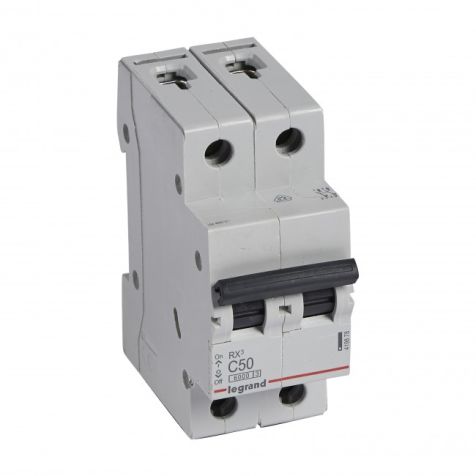 Legrand RX3 MCB 2P C50 6000A - 419878