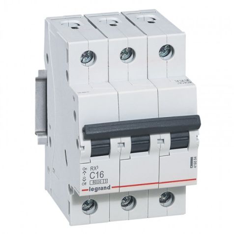Legrand RX3 MCB 3P C16 6000A - 419884