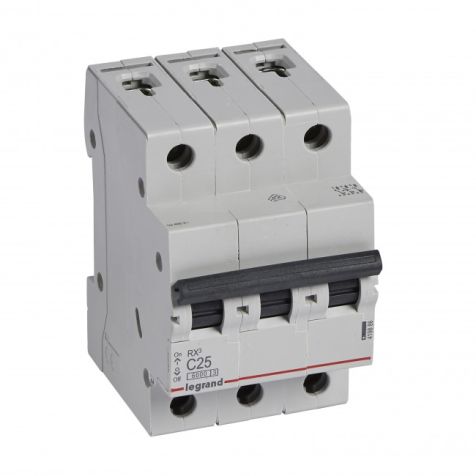 Legrand RX3 MCB 3P C25 6000A - 419886