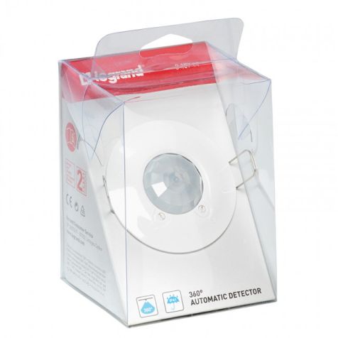 Legrand 360D motion sensor - IP41 - 8 m - flush ceiling-mounting - PIR technology - blister - 48944