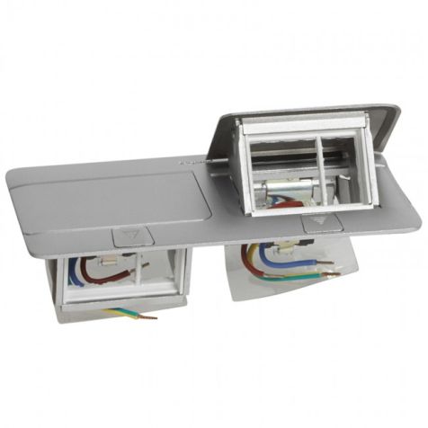 Legrand Popup Aluminium 6 Modul Stop Kontak Lantai - 054012