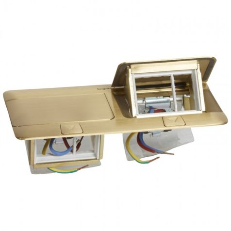 Legrand Popup Brass 6 Modul Stop Kontak Lantai - 054017