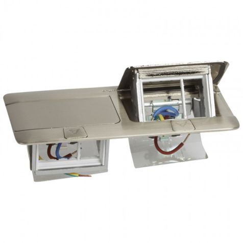 Legrand Popup Stainless 6 Modul Stop Kontak Lantai - 054022