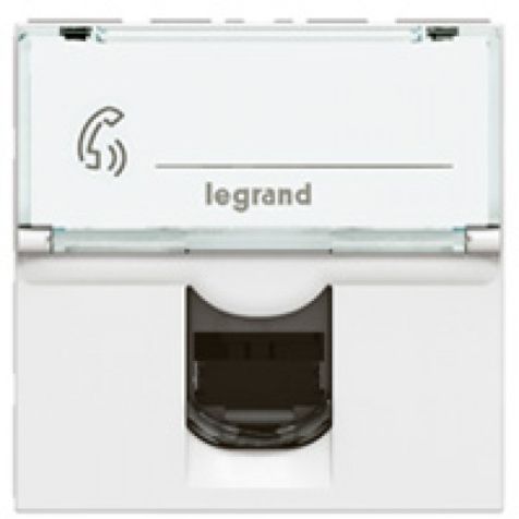 Legrand Arteor Rj11 4 Contacts Sq Wh - 572313