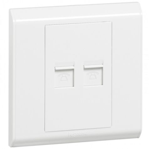 Legrand Belanko - DOUBLE RJ11 SOCKET            