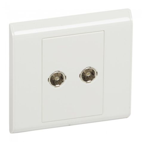 Legrand Belanko - Double female TV socket outlet - 617127