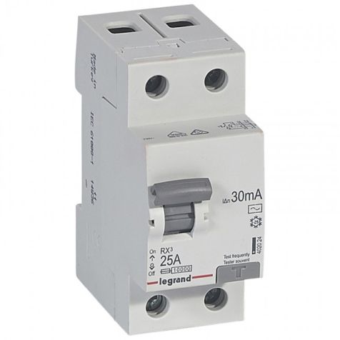 Legrand RCD RX3 pin 2P 25A AC 30mA