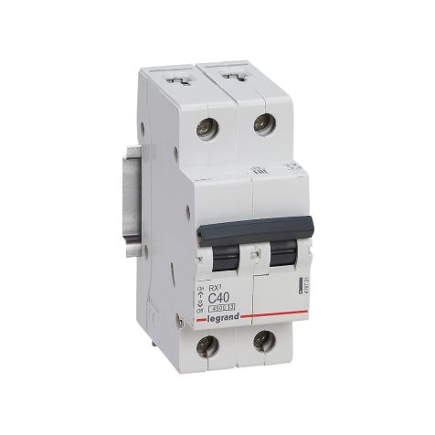 Legrand RX3 MCB 2P C40 4500A - 419701