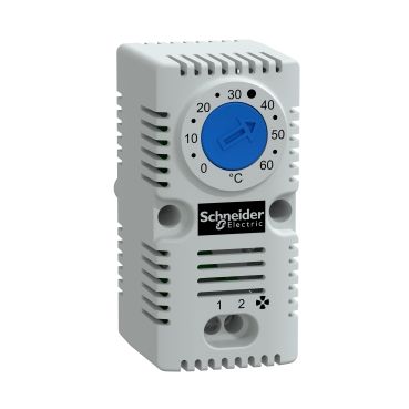 Schneider Climasys CC- simple thermostat 250V - range of temperature 0¦60 C- NO - NSYCCOTHO
