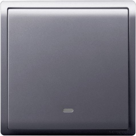 Schneider Pieno, Switch, 1G, 1W, 16A, 250V, switch with neon, Lavendar Silver - E8231L1N_LS_G3