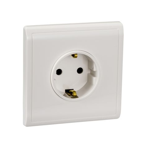 Schneider Pieno, Socket Outlet, 16A, White - E82426_16S_WE_G3