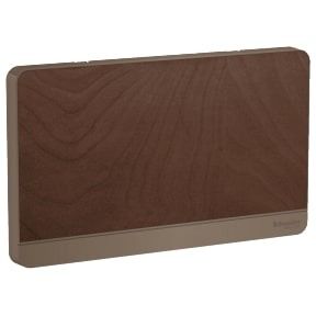 Schneider AvatarOn, Blank Plate, 2G, Wood - E8330TX_WD