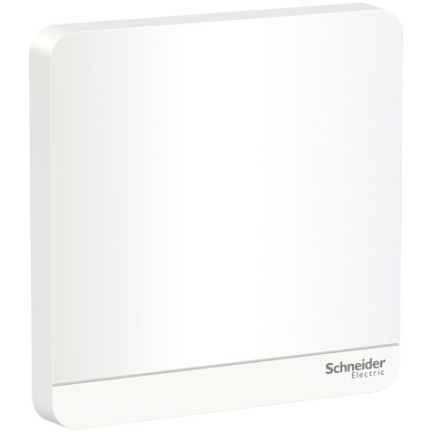 Schneider AvatarOn, Blank Plate, 1G, White - E8330X_WE